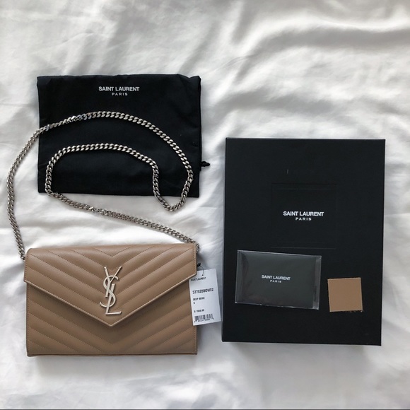 Yves Saint Laurent Handbags - YSL Wallet on Chain AUTHENTICITY GUARANTEED